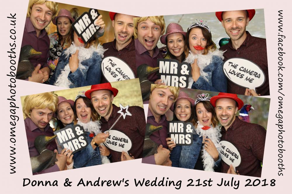 Donna & Andrew's Wedding | View more photos from the event at gallery.omegaphotobooths.co.uk/u/Omega-Photobooths/Donna-Andrews-Wedding